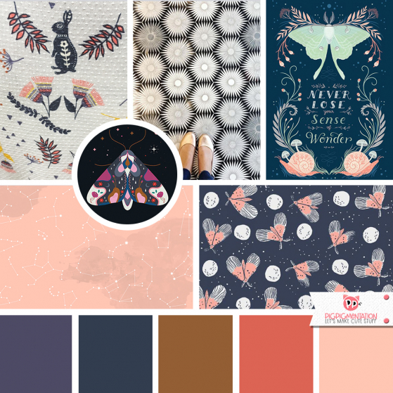 Nocturnal Nursery Mood Board